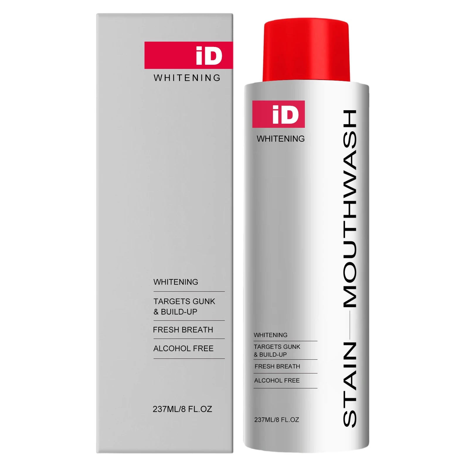 Stain Whitening Mouthwash Fresh Breath Remove Plaque Stains Enamel Safe Lasting Freshness Protect Gum Oral Care